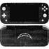 NFL Los Angeles Chargers Black & White Nintendo Switch Lite Skin